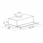 Вытяжка LEX HUBBLE G 2M 600 IV LIGHT