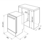 Встраиваемая посудомоечная машина HOMSAIR DW47M