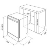 Встраиваемая посудомоечная машина HOMSAIR DW67M