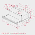 Встраиваемая вытяжка Teka CNL 6400 BK